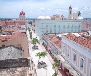 пазл Исторический центр города Сьенфуэгос, Куба